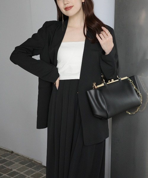 anuans（アニュアンス） ジャケット ノーカラージャケット ライト