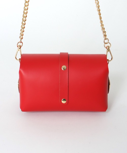 ショルダーバッグ バッグ チェーンショルダー ミニバッグ「VICE VERSA