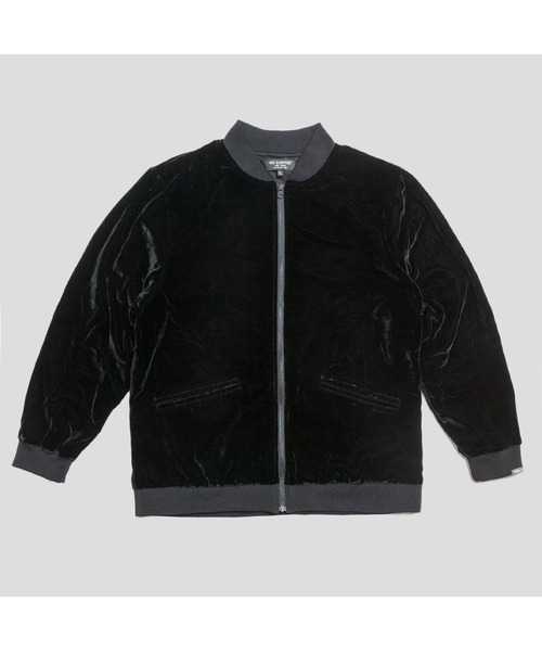 NO COFFEE（ノーコーヒー） ブルゾン アウター ジップアップベロア