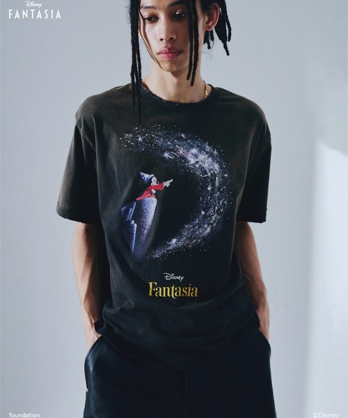 Camphor wood tシャツ Disney Fantasia / / fade graphic tee