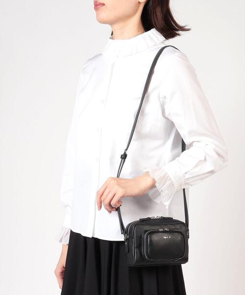 agnes b.（アニエスベー） ショルダーバッグ バッグ レザーミニ