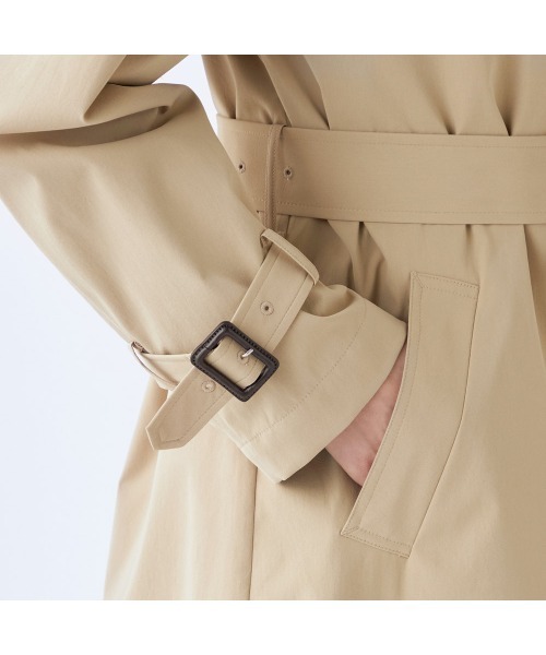 SUIT SELECT トレンチコート コート ダブルトレンチベルテッドコート