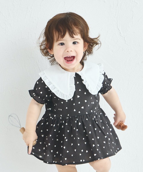 pairmanon（ペアマノン） ベビー服 ロンパース 「ベビー」ビッグフリル