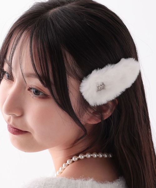 repipi armario（レピピアルマリオ） ヘアピン 「2個SET」RAファー