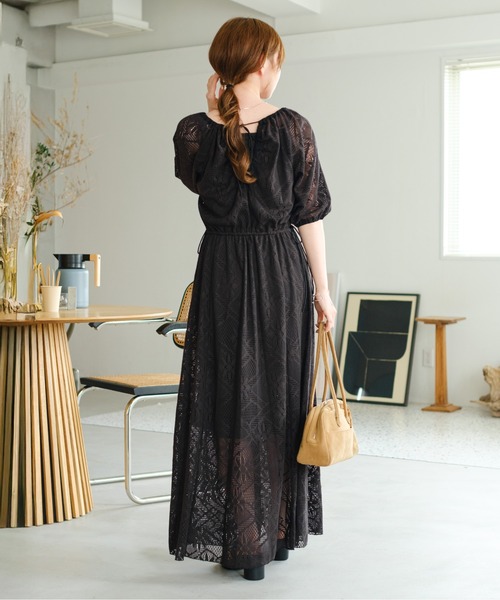 Kastane（カスタネ） ワンピース 「WEB限定/2サイズ展開」カットレース