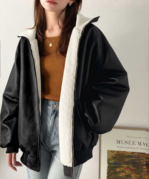 Java ブルゾン アウター 「JaVaジャバコラボ」気分に合わせて変化を