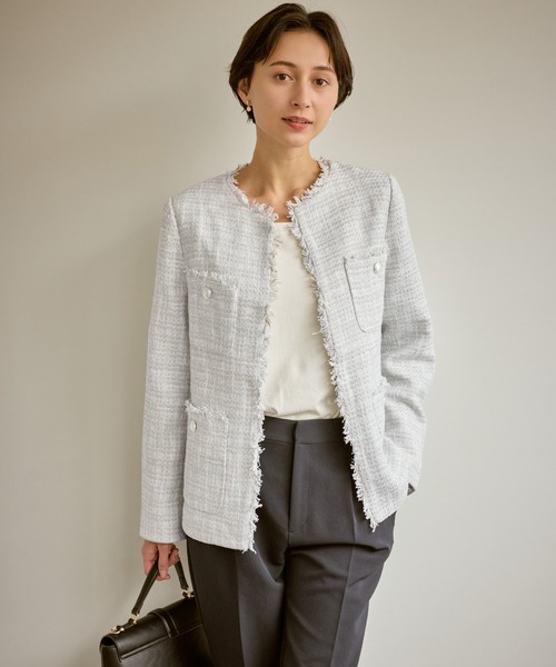 ROPE' PICNIC（ロペ ピクニック） ジャケット ノーカラージャケット