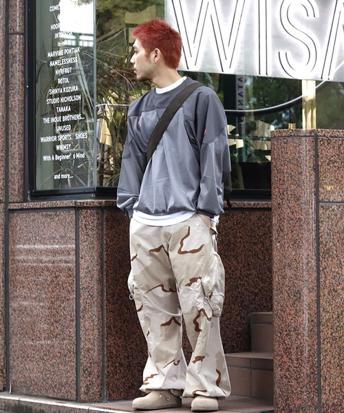 WISM（ウィズム） tシャツ C.E / シーイー cavempt MESH TRACK CREW