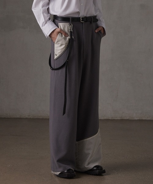 GRANCY スラックス 「GRANCY」Reverse LayeredDesign Slacks