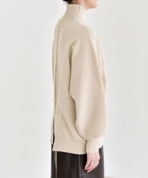 quaranciel ニット セーター quaranciel:「洗濯機可能」タートルネック