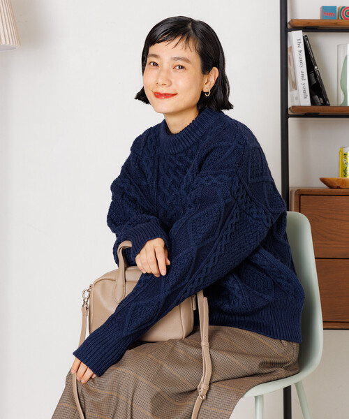 FREAK'S STORE（フリークスストア） ニット セーター ミックスケーブル