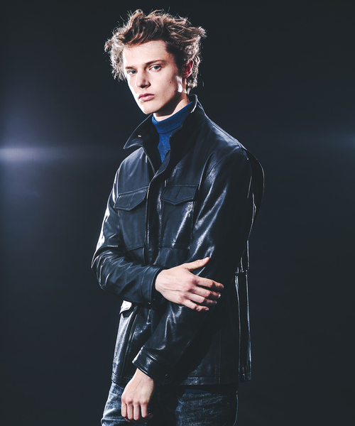 5351 POUR LES HOMMES 革ジャン ライダース 「25A/W」M-65 レザー