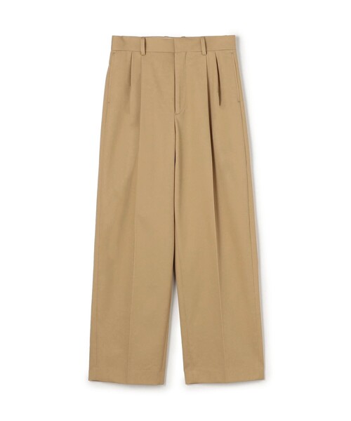 MACPHEE（マカフィー） チノパン コットンチノ タックストレートパンツ