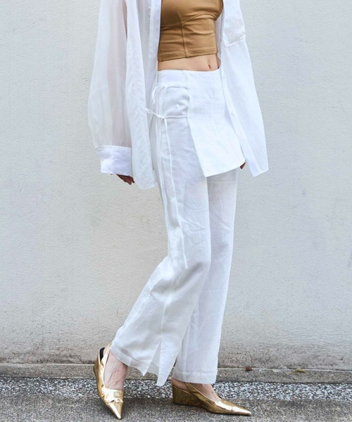 MAISON SPECIAL（メゾンスペシャル） パンツ Skirt Combination Sheer