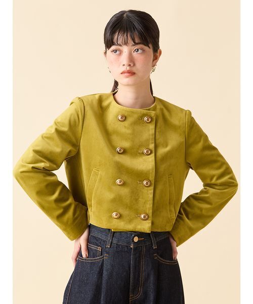 LILY BROWN（リリーブラウン） ジャケット ノーカラージャケット 「L.B