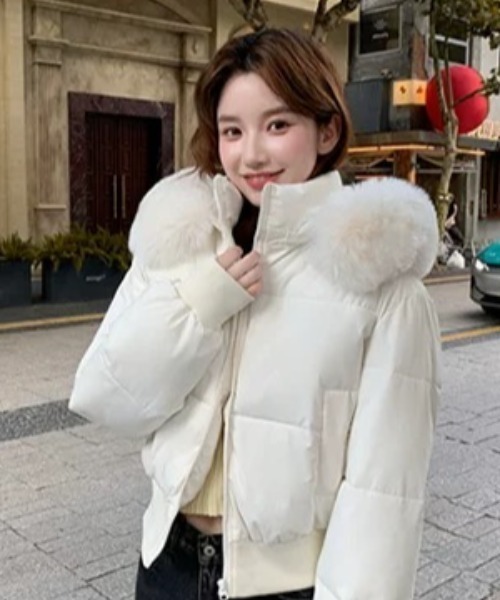 CELENA BEATS ダウンコート ダウンジャケット ファー付きショート