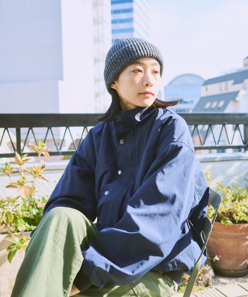 BROKEN BASE（ブロークンベース） ナイロンジャケット 裏フリース