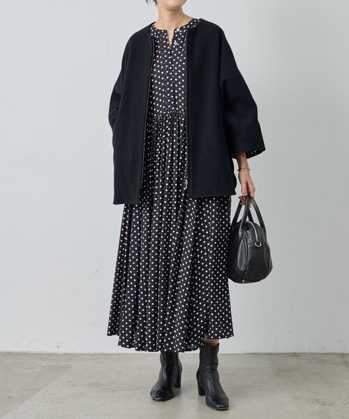 BEARDSLEY（ビアズリー） ワンピース ドットギャザーワンピース