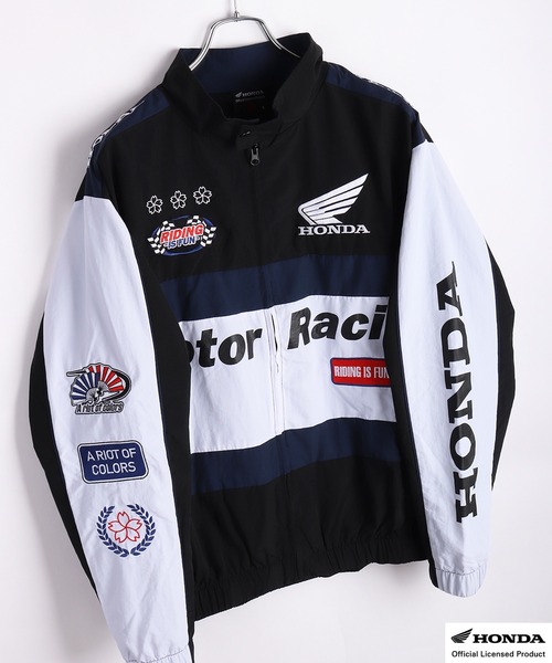 百花繚乱 ブルゾン アウター HONDA × レーシングブルゾン メンズ