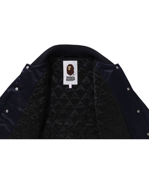 A BATHING APE（アベイシングエイプ） スタジャン BAPE SATIN VARSITY