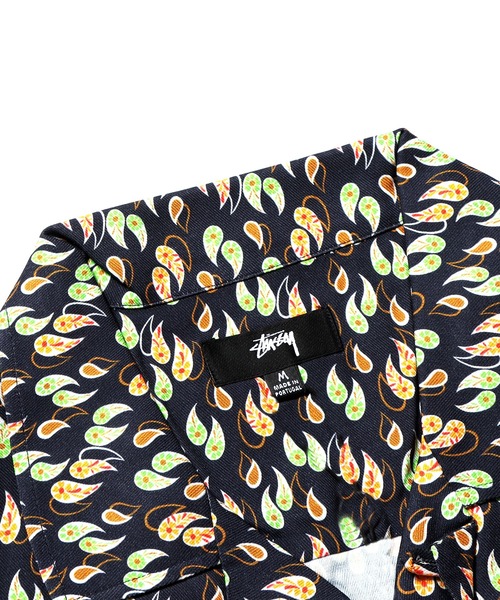 STUSSY（ステューシー） シャツ PAISLEY TEARS SHIRT 開襟シャツ