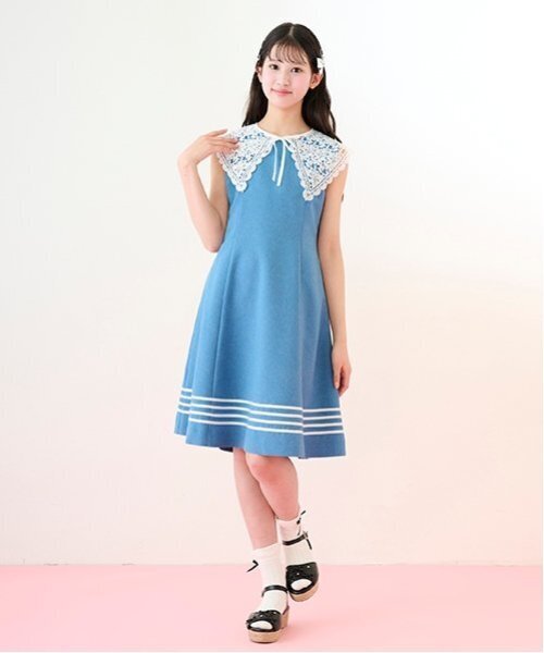 mezzo piano Junior（メゾピアノ ジュニア） ワンピース 「ニコプチ