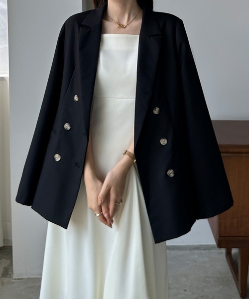 Louere（ルエレ） ジャケット テーラードジャケット 2wayスリット