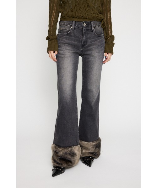 LAGUA GEM（ラグアジェム） ジーンズ デニム デニムパンツ FAUX FUR