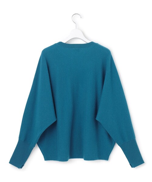 ニット セーター 「洗える」ピュアカシミヤ ドルマンスリーブ