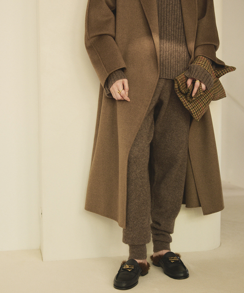 VERMEIL par iena（ヴェルメイユパーイエナ） パンツ wool yak mix