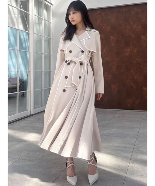 RESEXXY（リゼクシー） トレンチコート コート パイピングデザイン