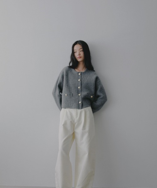 A part by（アパートバイ） カーディガン CNラクーンコンキンボタン