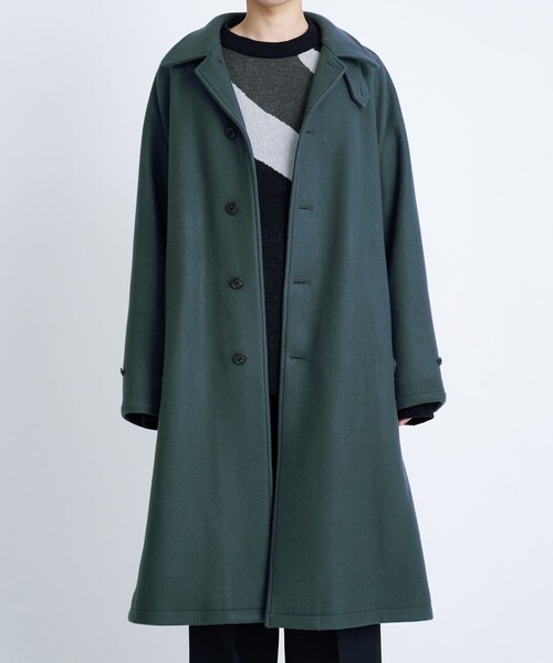URU（ウル） チェスターコート コート STUDIOUS別注 WOOL MELTON