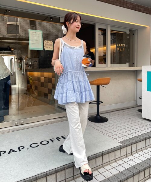 mystic（ミスティック） チュニック ティアードキャミチュニック