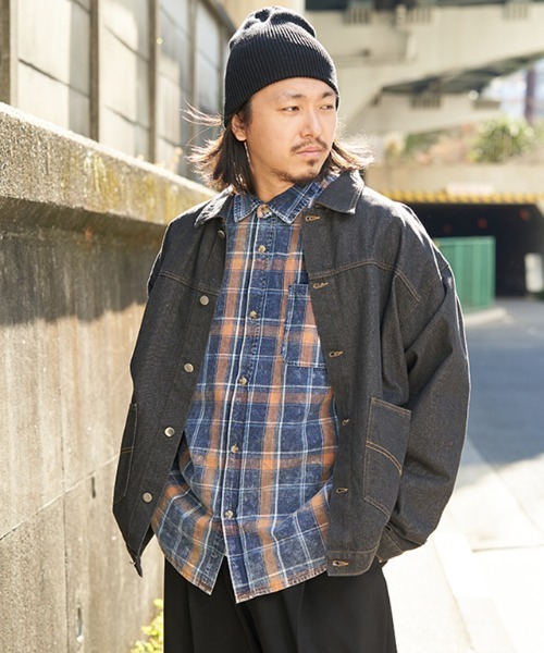 NO NEED（ノーニード） デニムジャケット gジャン ビッグポケット