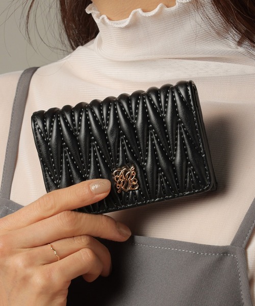 agnes b.（アニエスベー） 名刺入れ レザー カードケース ”Erika