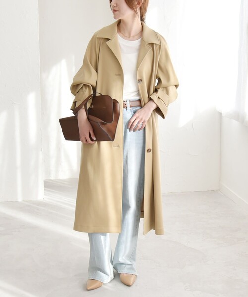 quaranciel コート アウター quaranciel: ダブル サテン バルマカーン