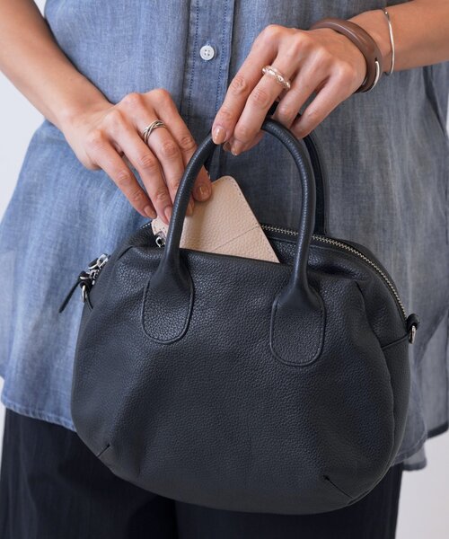 BEARDSLEY（ビアズリー） ボストンバッグ 「本革」ラウンドミニ