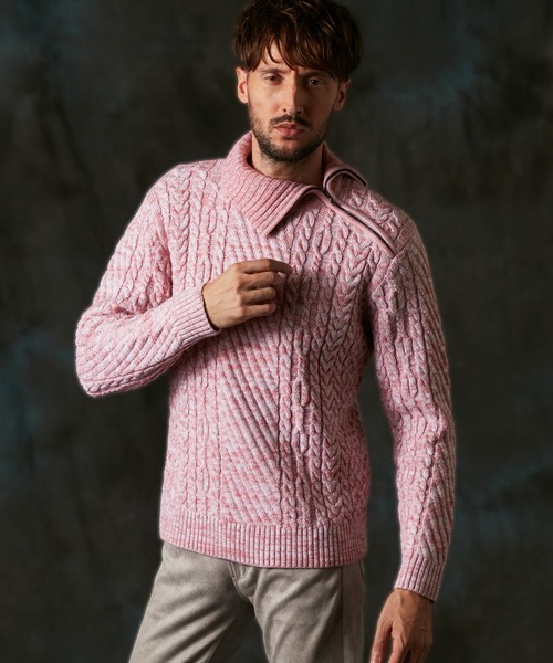 HIDEAWAYS NICOLE（ハイダウェイ ニコル） セーター ニット ケーブル