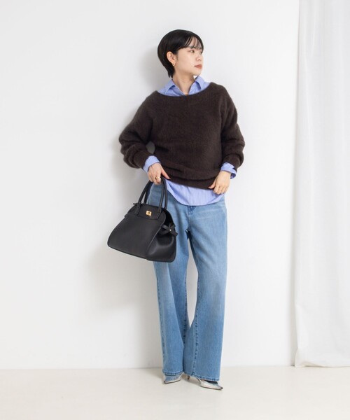 NOLLEY'S Sophi（ノーリーズソフィー） ニット セーター ヘアリー2WAY