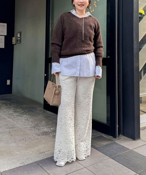 NOLLEY'S Sophi（ノーリーズソフィー） ニット セーター ヘアリー2WAY