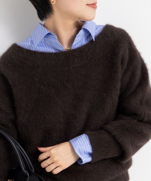 NOLLEY'S Sophi（ノーリーズソフィー） ニット セーター ヘアリー2WAY