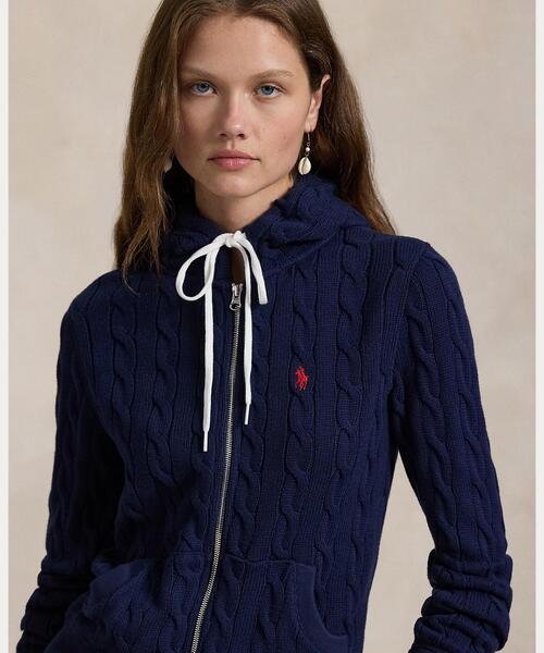 POLO RALPH LAUREN（ポロ・ラルフローレン） パーカー ケーブルニット