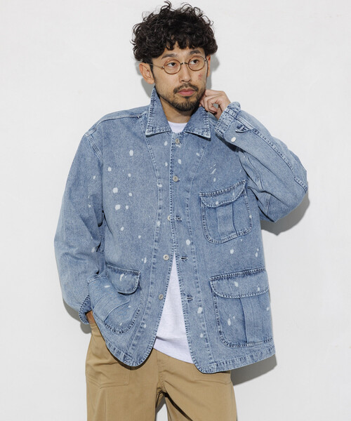 HINSON ブルゾン アウター HINSON/ヒンソン デニム ハンティング