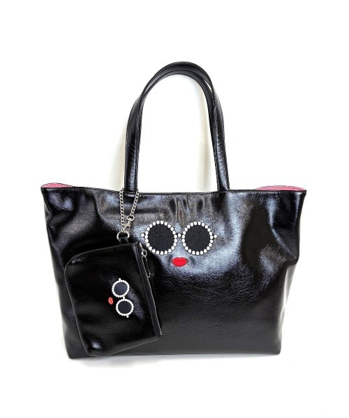 a-jolie（アジョリー） トートバッグ パールサングラスちゃんポーチ