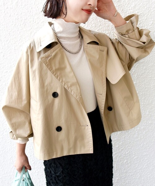 SHIPS（シップス） トレンチコート コート 「手洗い可能」タイプ