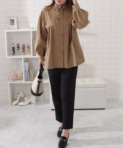 Lace Ladies（レースレディース） ブラウス シャツ フリルスタンド