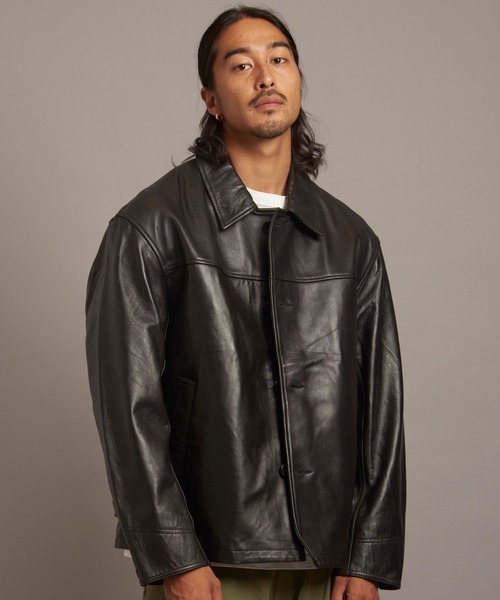 SKOOKUM（スクーカム） 革ジャン ライダース SKOOKUM.JE LAMB LEATHER