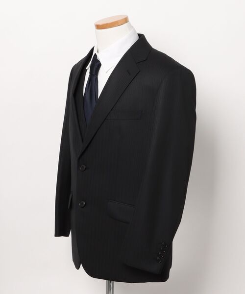 TAKA-Q（タカキュー） セットアップ 「光沢 ウール混 ストレッチ