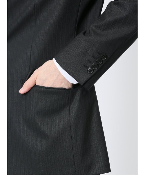 TAKA-Q（タカキュー） セットアップ 「光沢 ウール混 ストレッチ